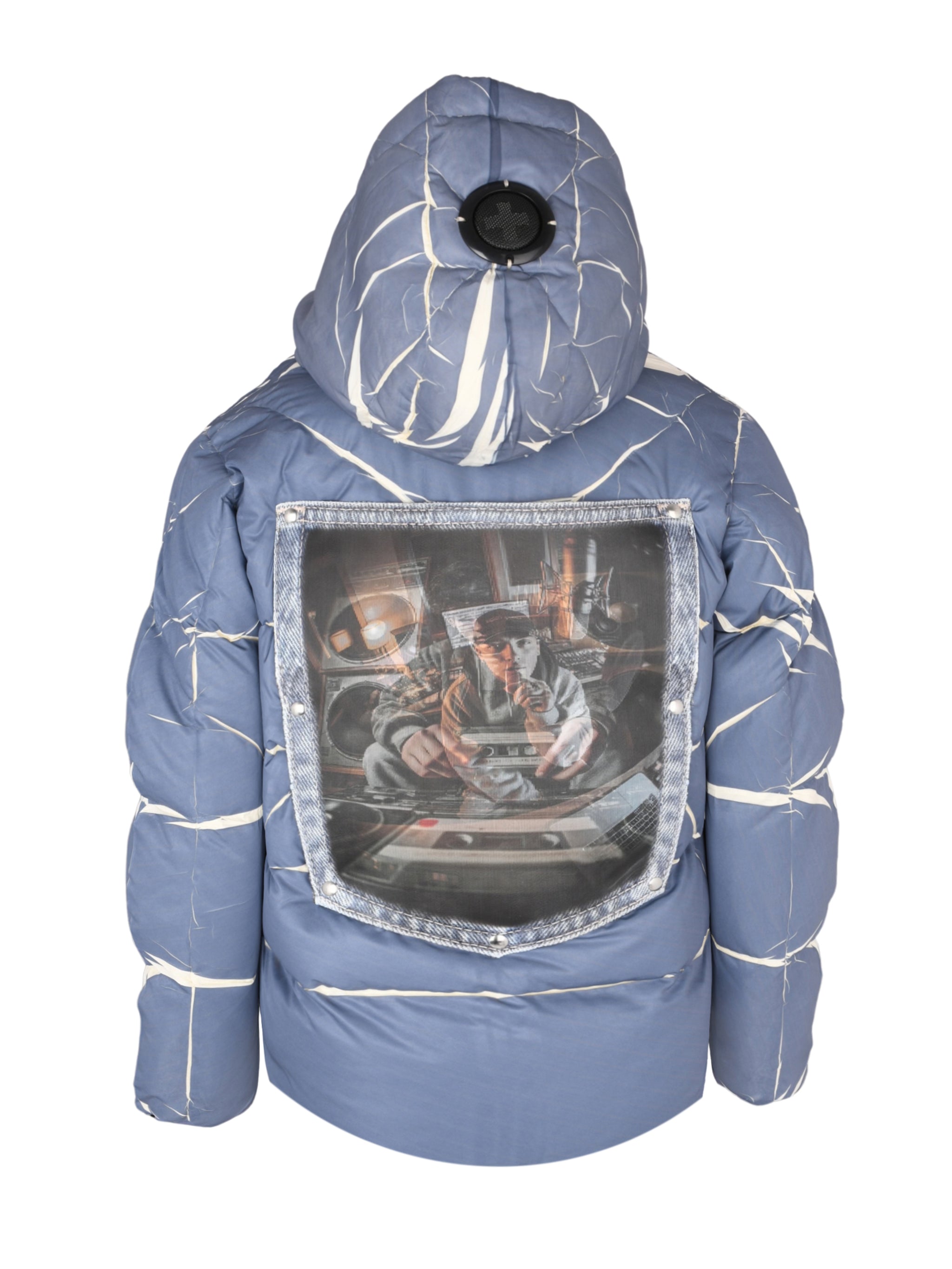 Puffer man paul azzurro wp04