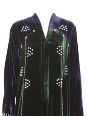 Velvet abaya