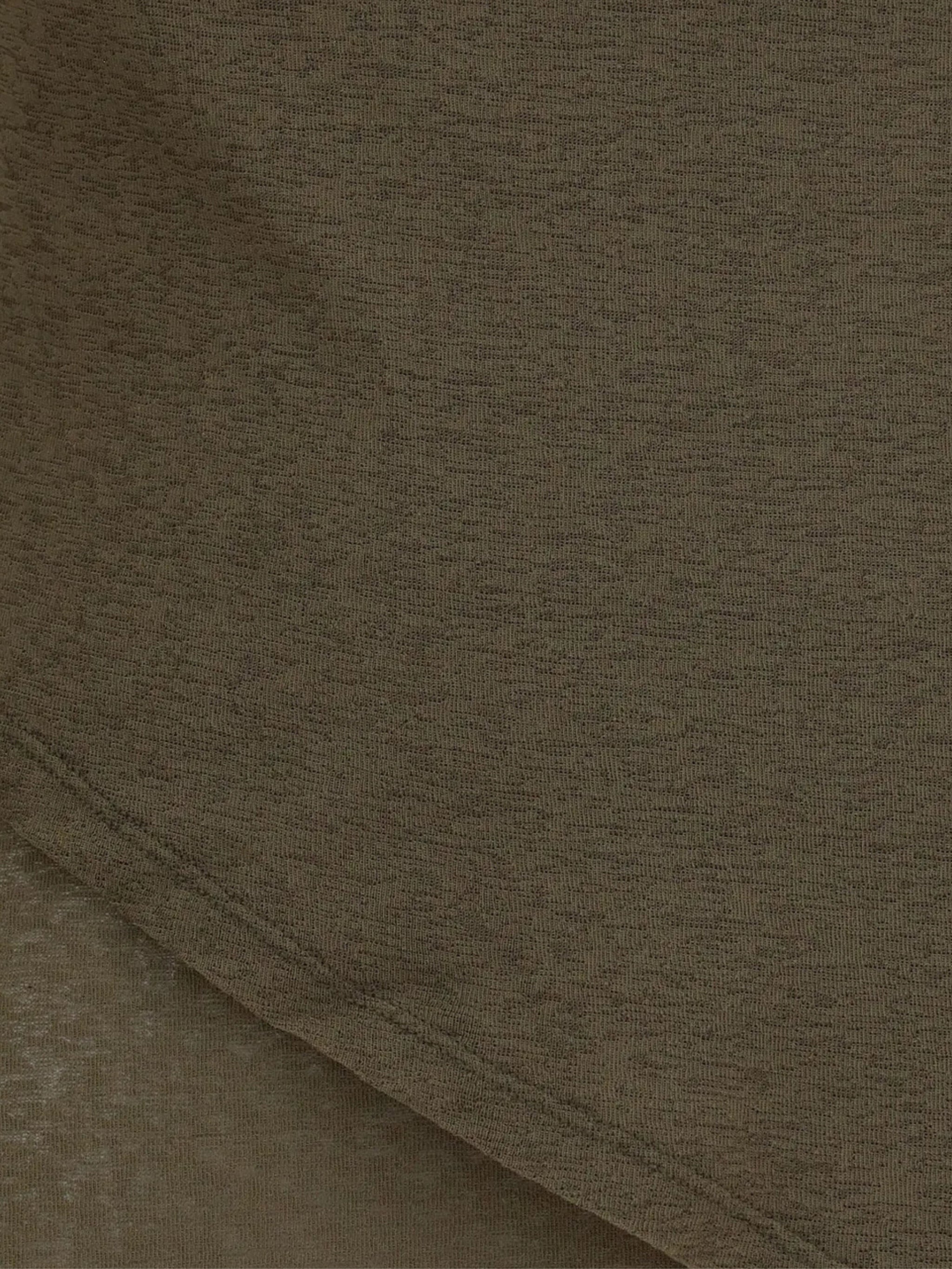 Marl mesh tie knot tank top