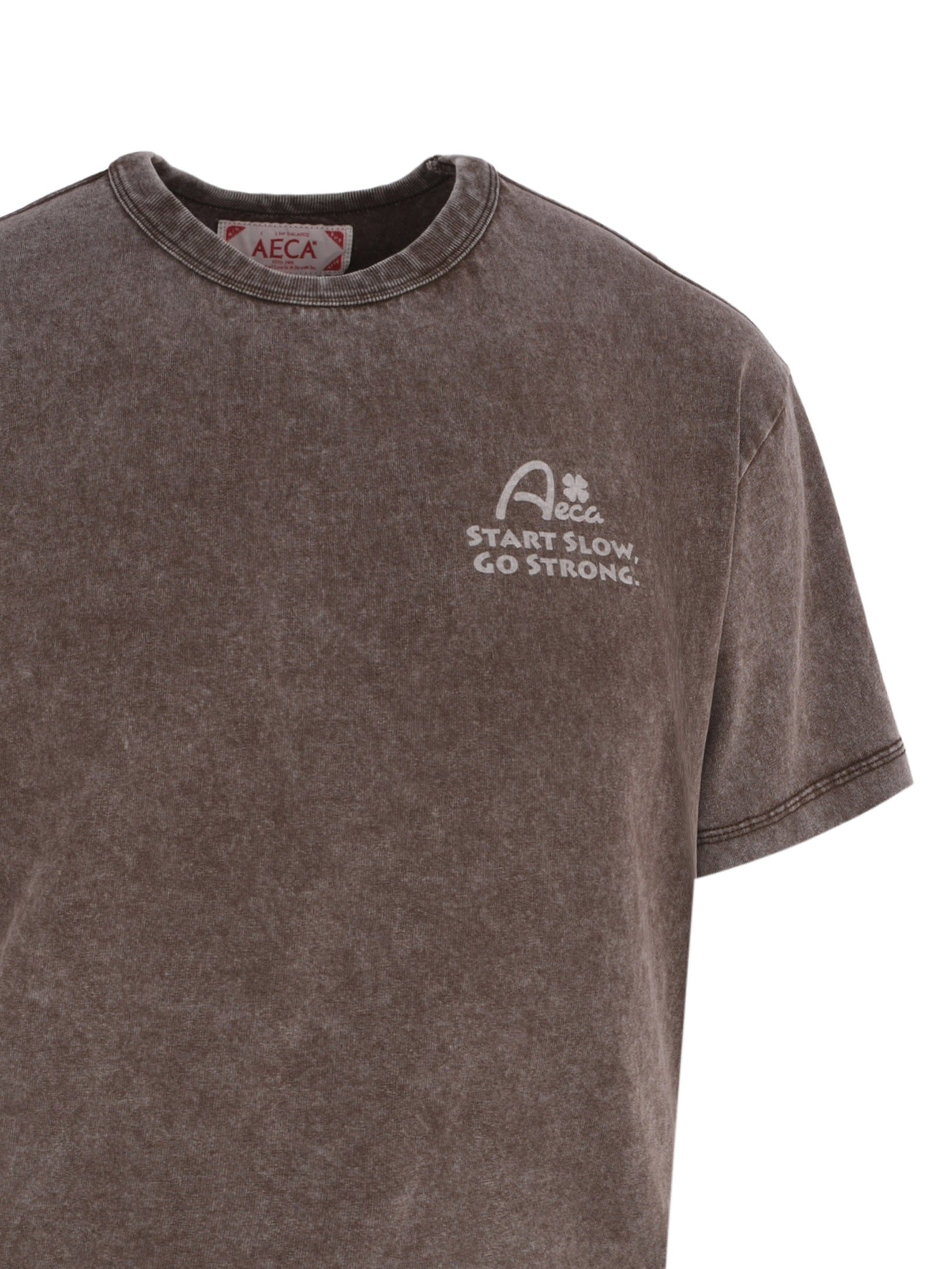 Start slow go strong half sleeve tee