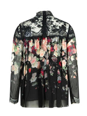 HYPNOTIC LACE YOKE BLOUSE