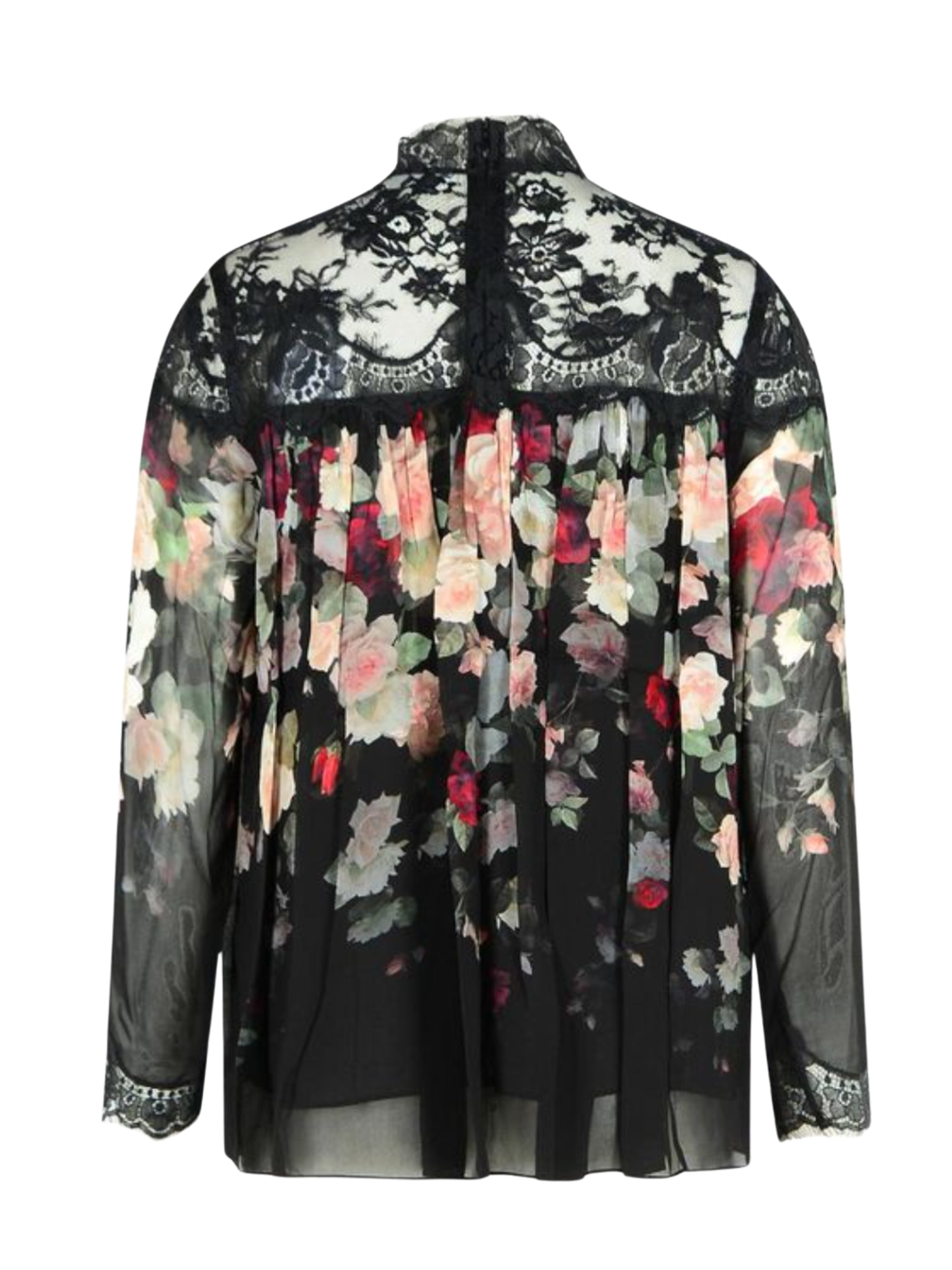 HYPNOTIC LACE YOKE BLOUSE