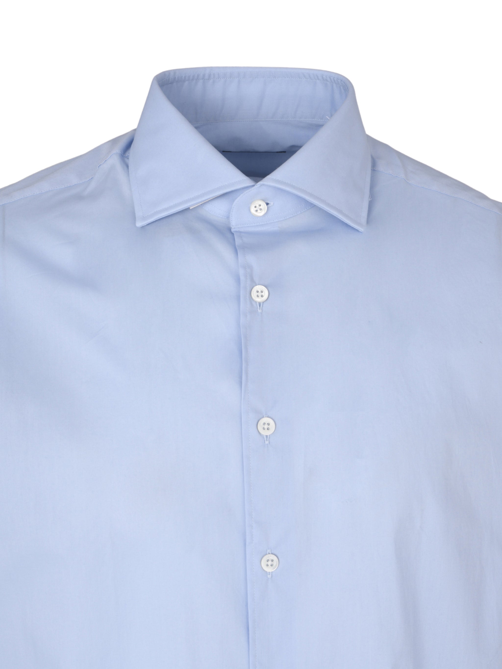 Slim shirt - semi-franc collar