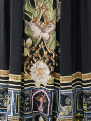 Corset waist maxi skirt