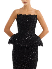 Corset with maxi skirt