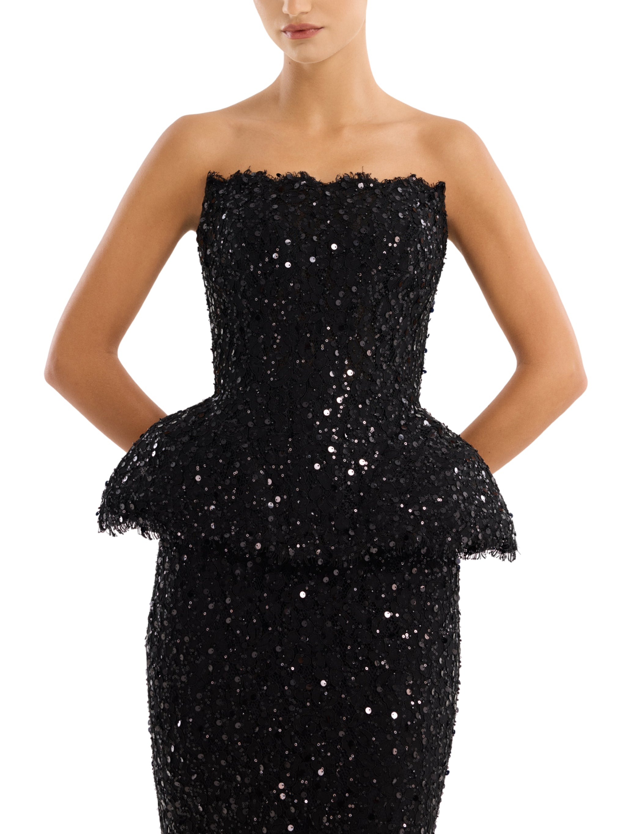 Corset with maxi skirt