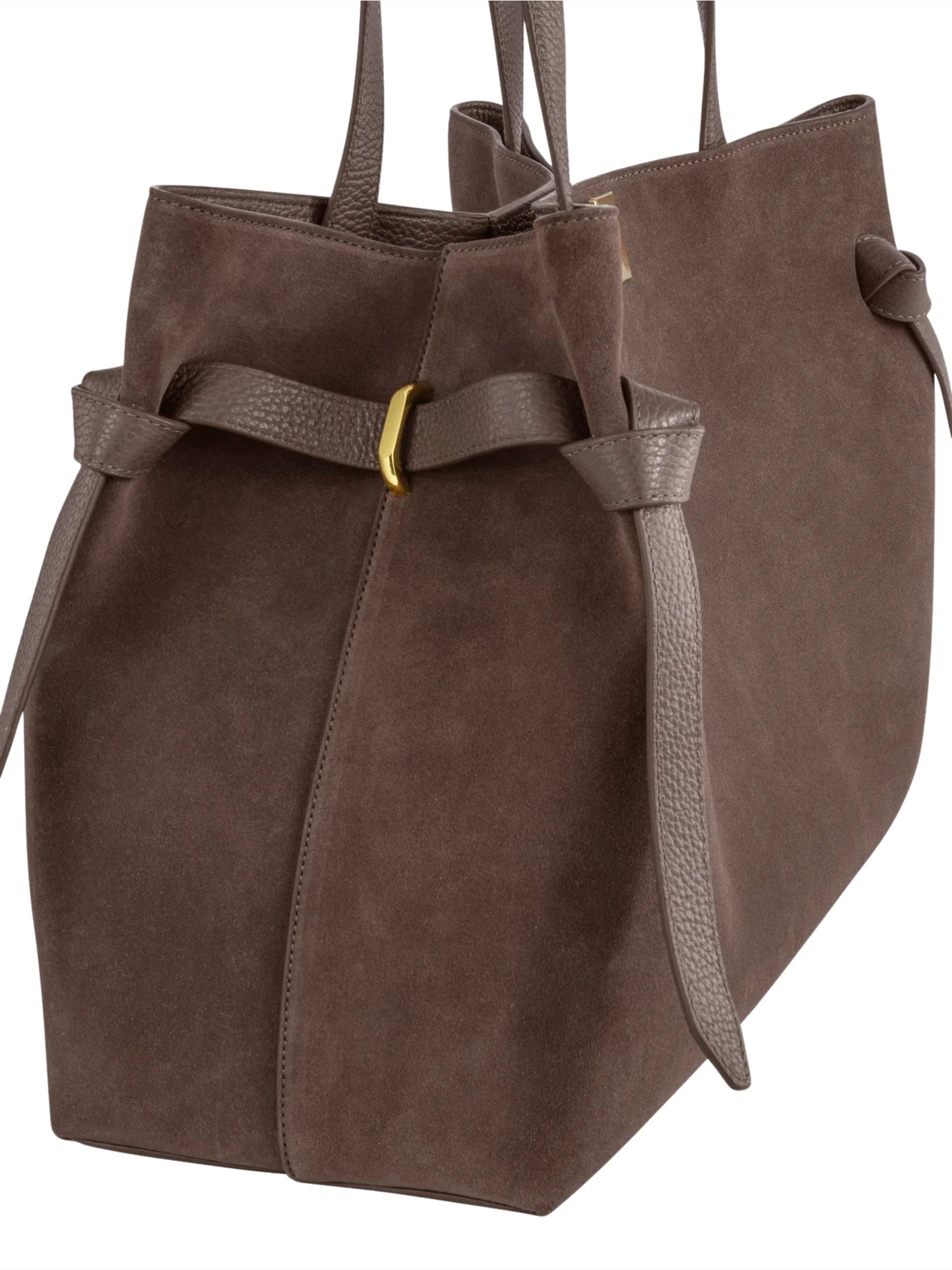Gyoza tote suede