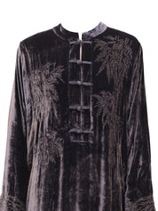 Velvet a line kaftan