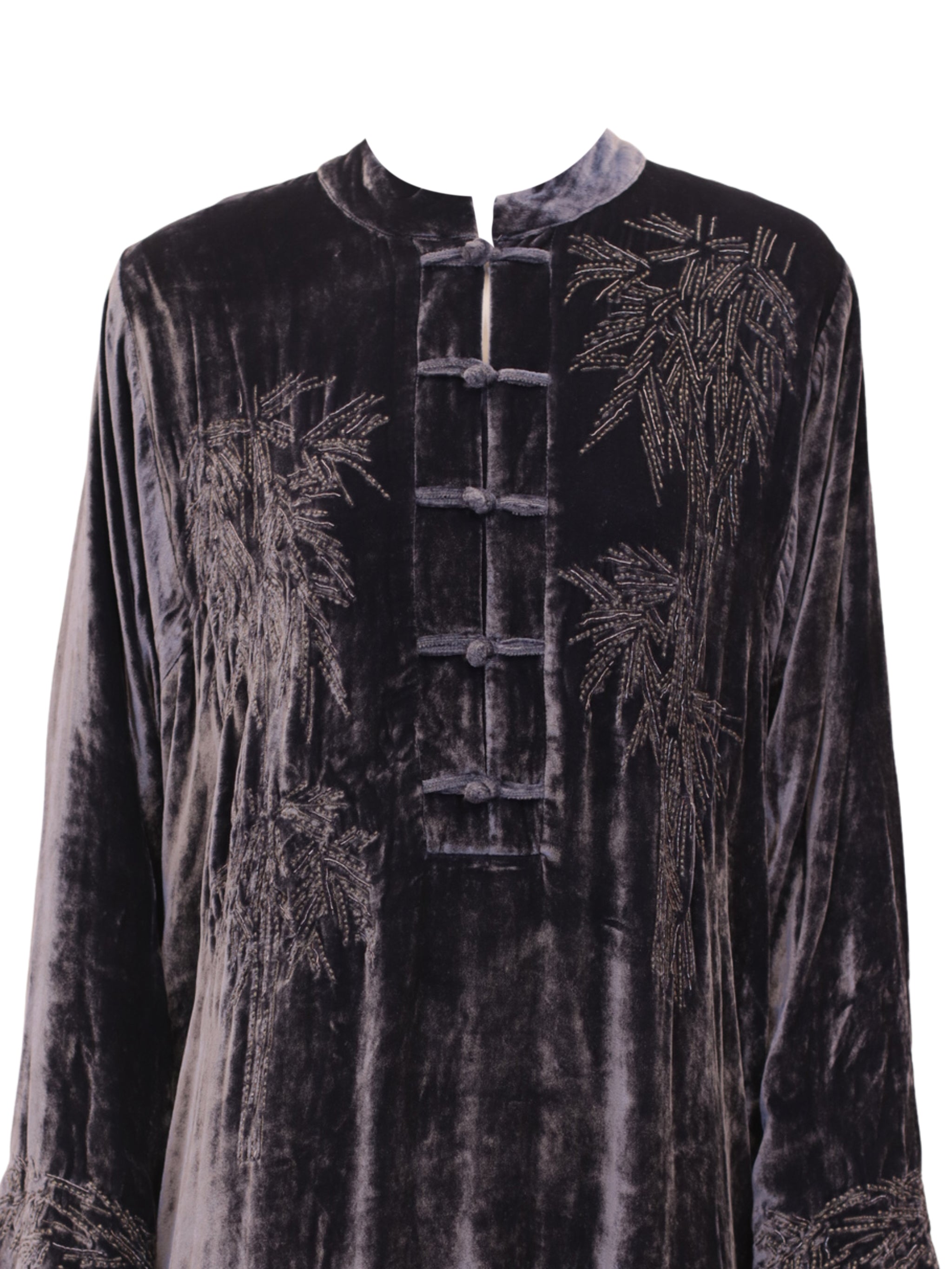 Velvet a line kaftan
