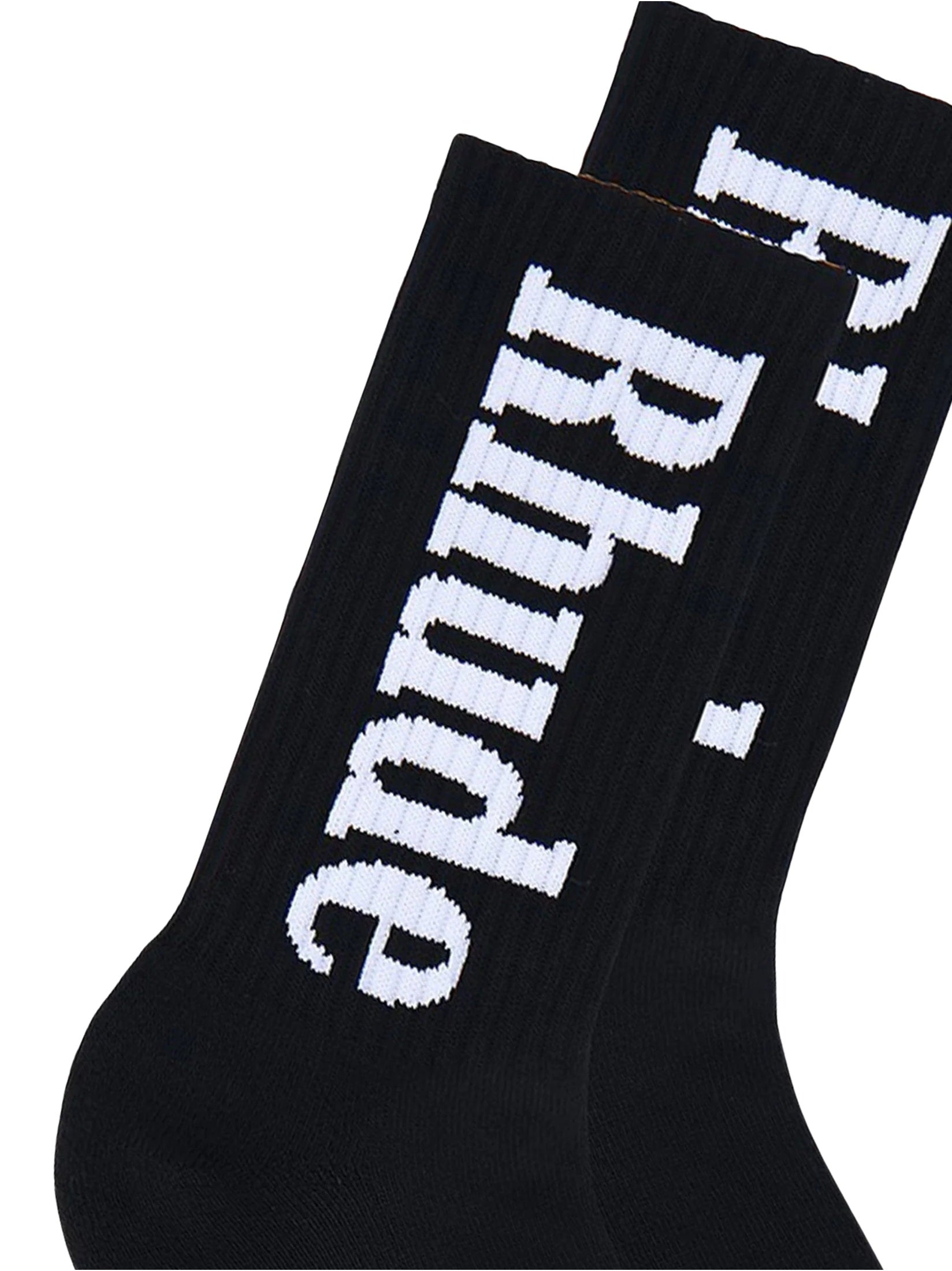 Rhude vertical logo sock