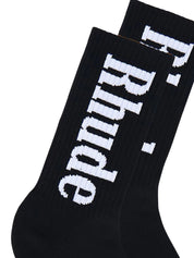 RHUDE VERTICAL LOGO SOCK
