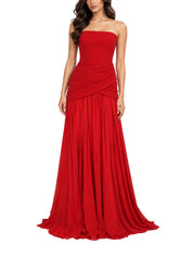 Scuba-Chiffon Dress