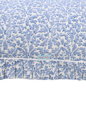 RUFFLED CUSHION BAGATELLE BLUE