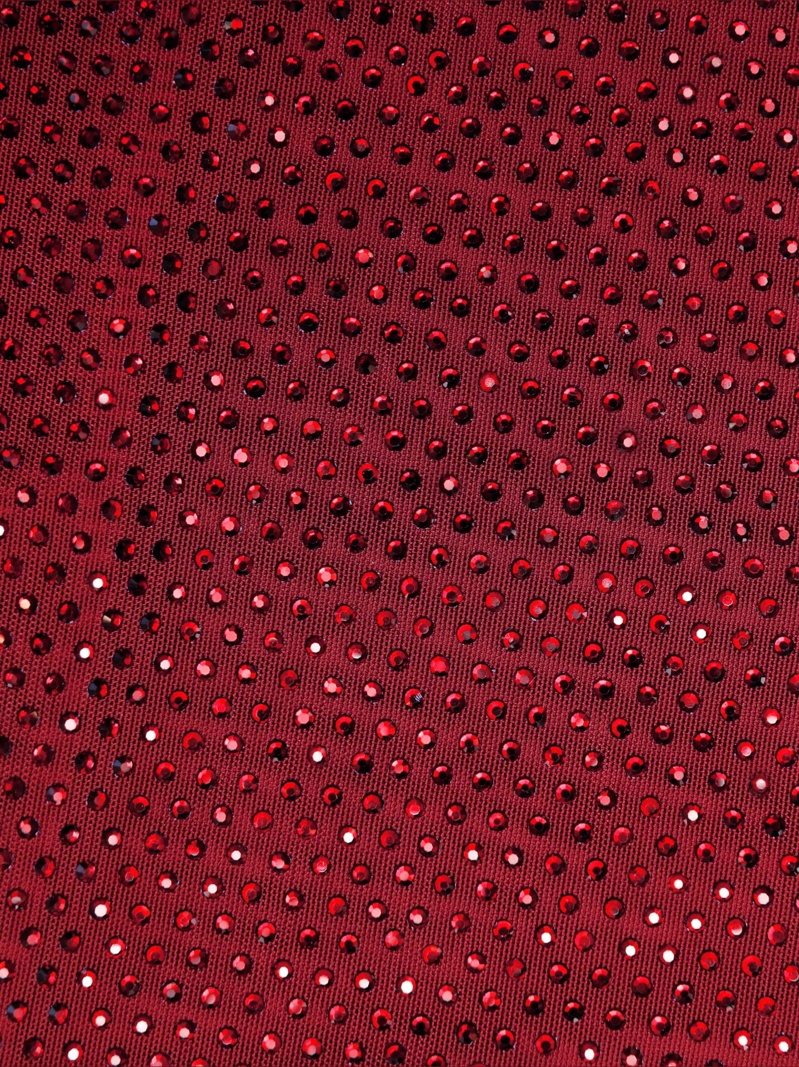 Burgundy rhinestone drape midi dress