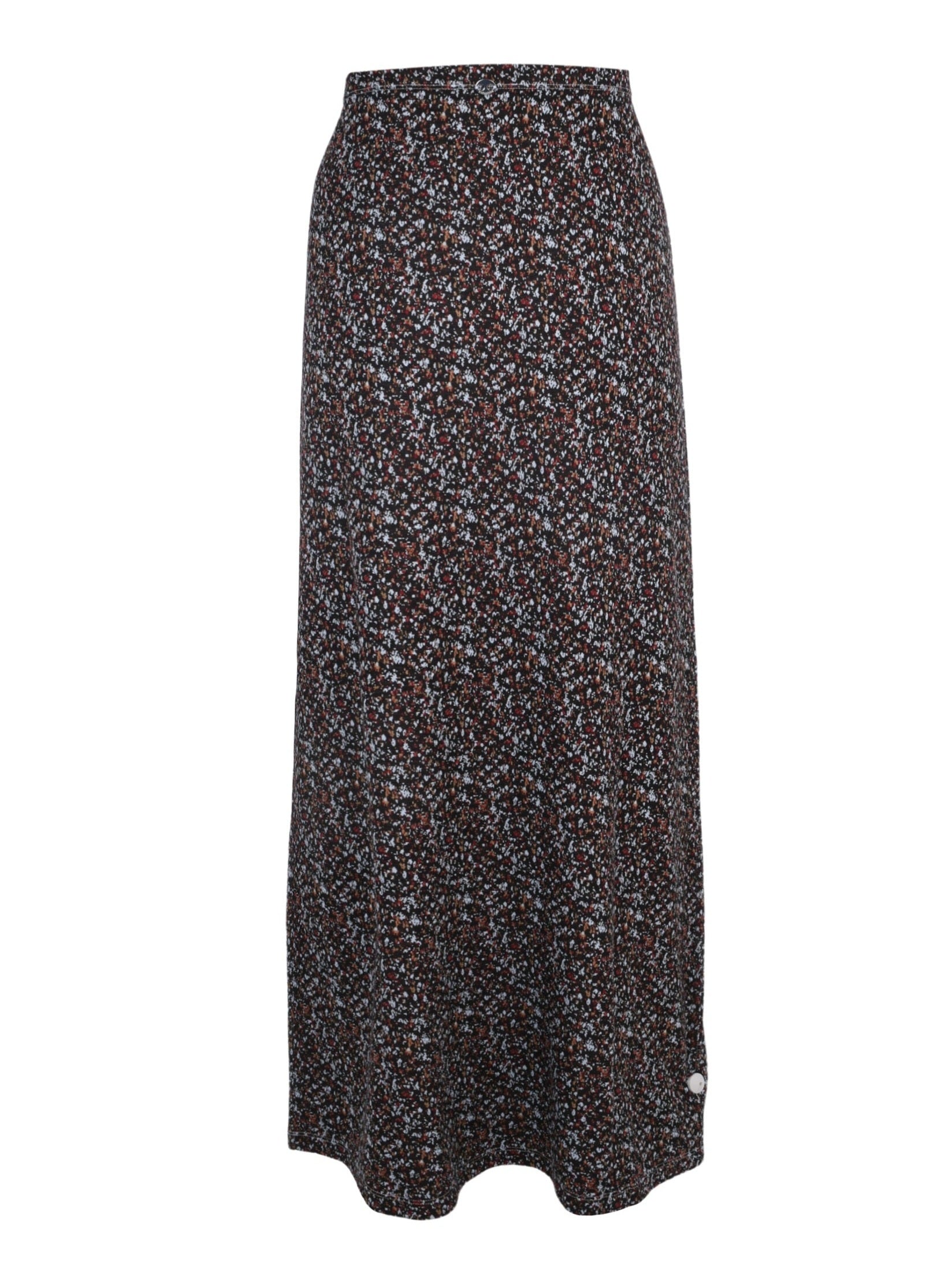 Jupe long printed maxi skirt