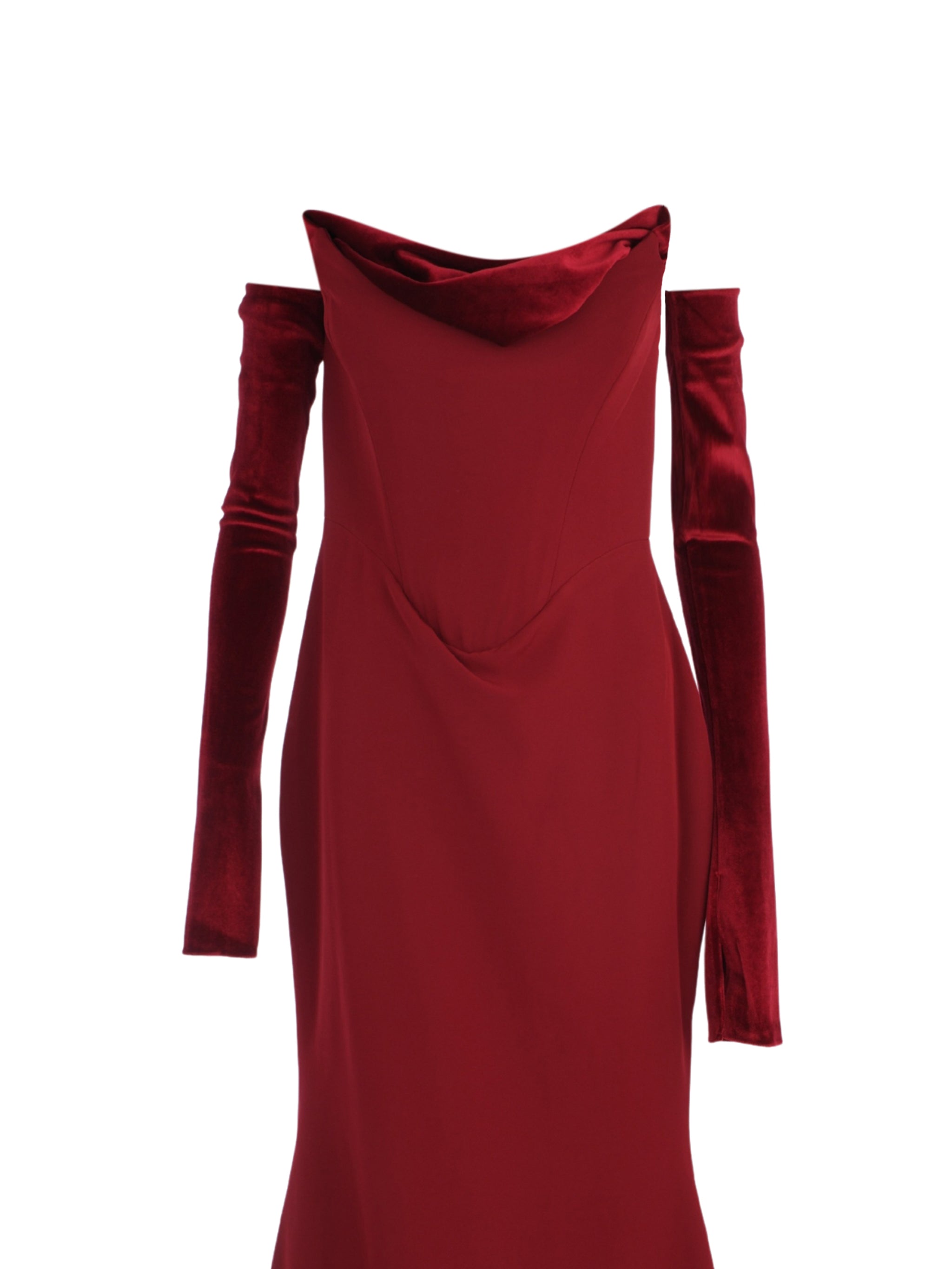 Raven velvet dress