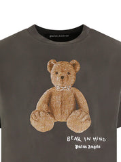 BEAR IN MIND REG TEE DARK GREY BROWN