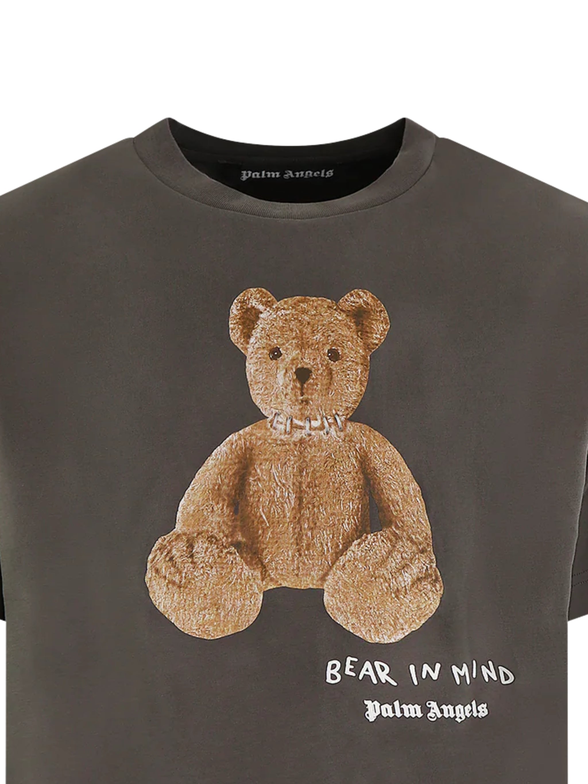 BEAR IN MIND REG TEE DARK GREY BROWN
