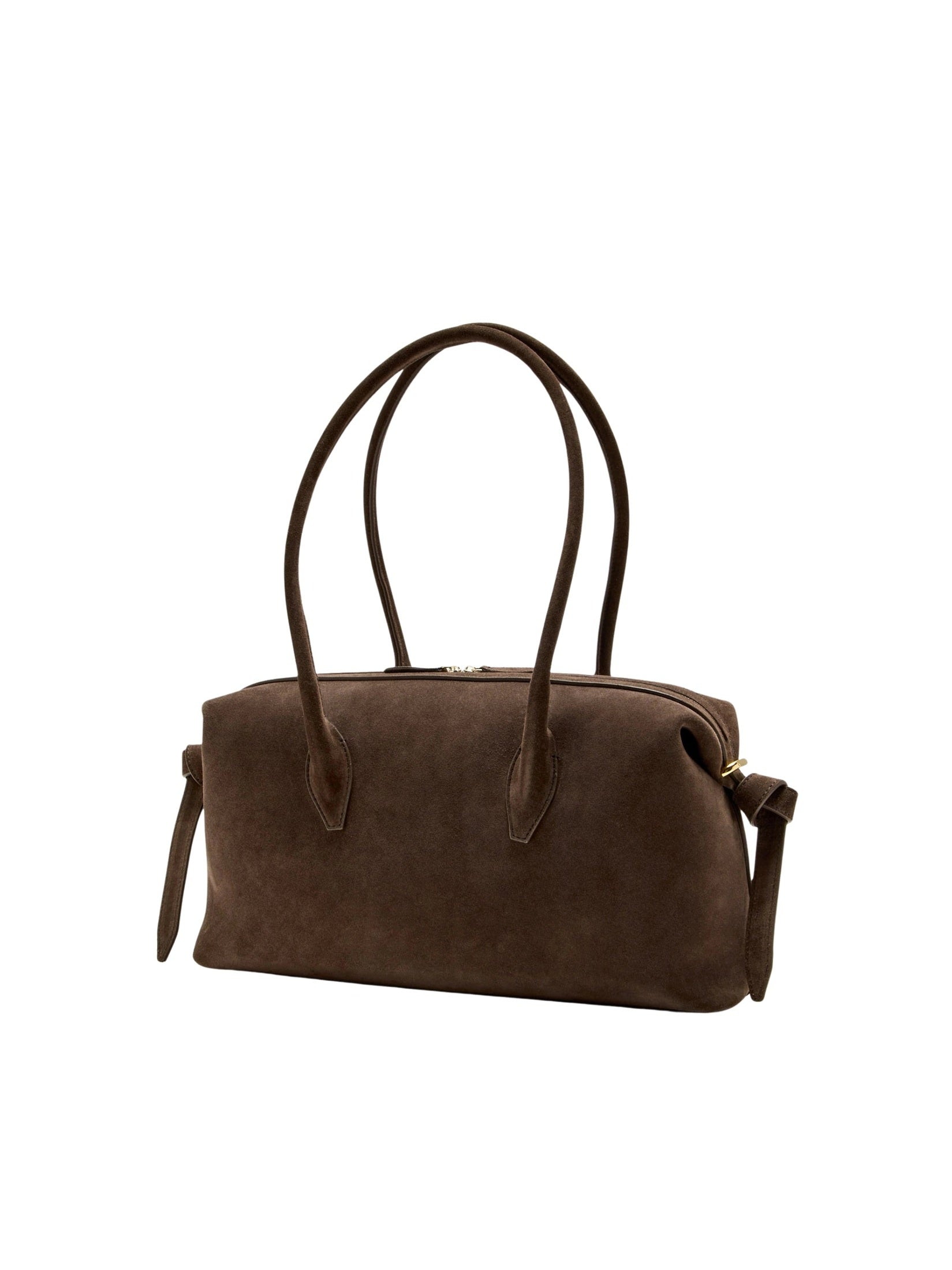 Brioche duffle chocolate suede