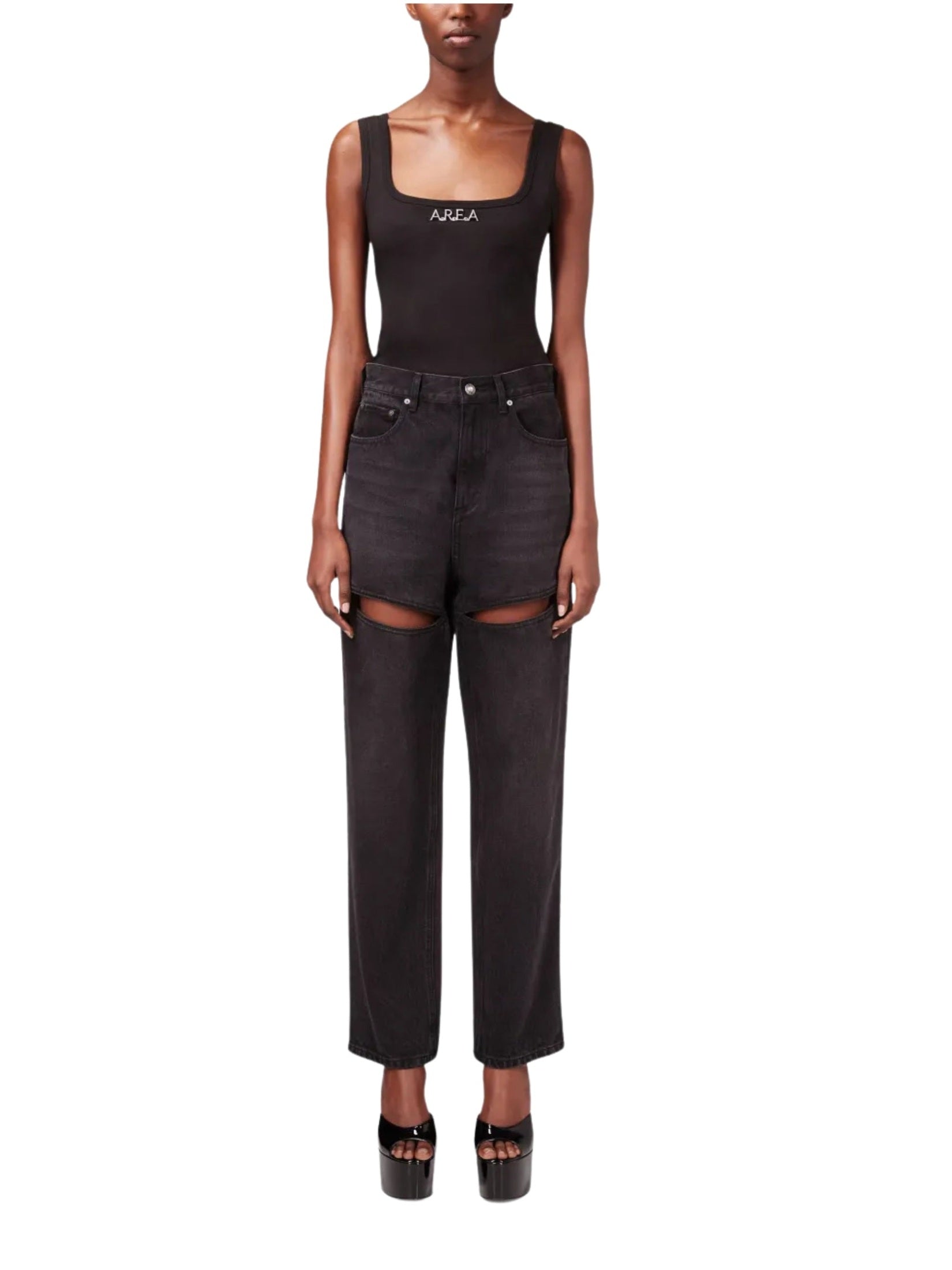 Slit jean