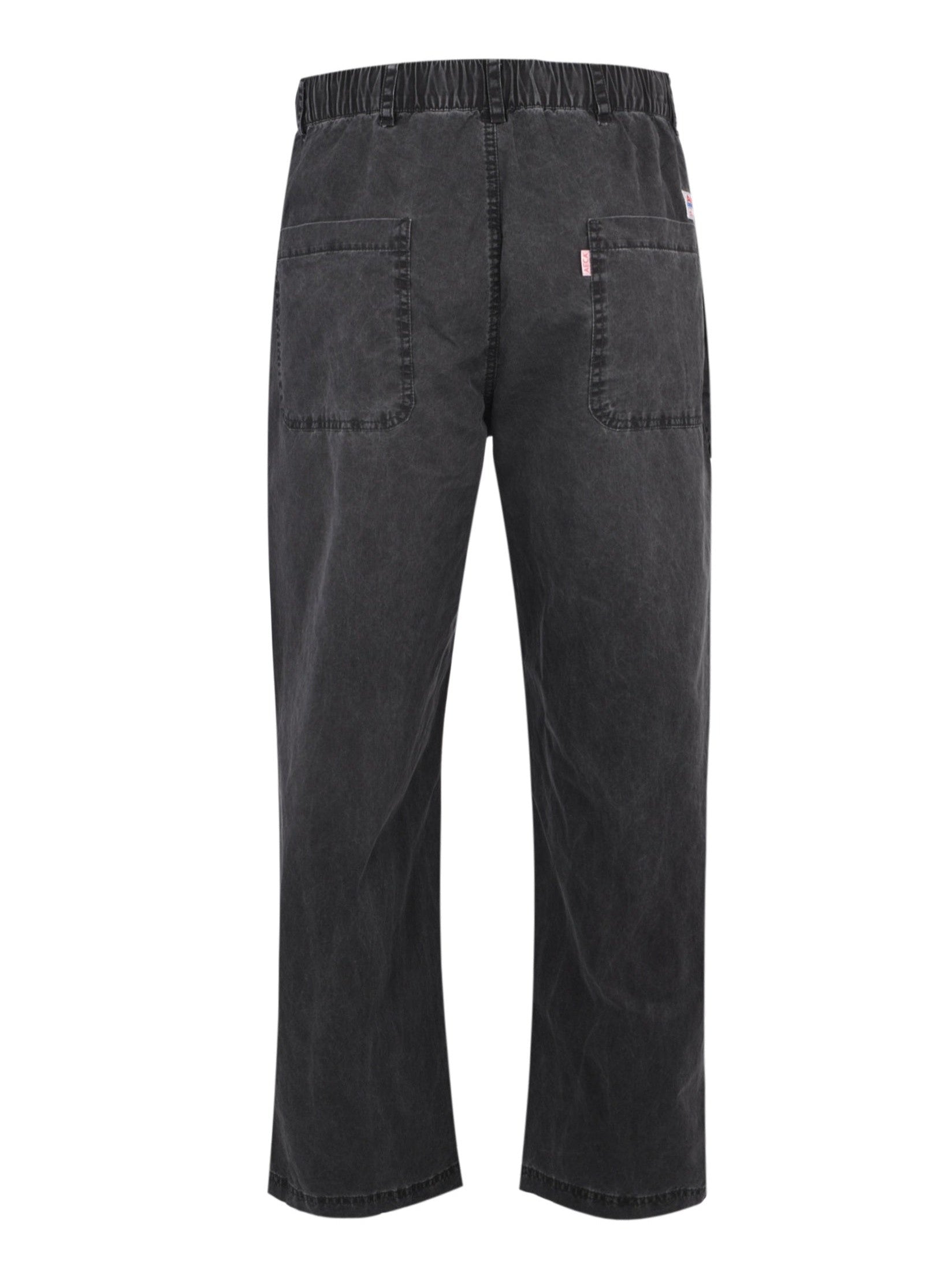 Washed fatigue pants