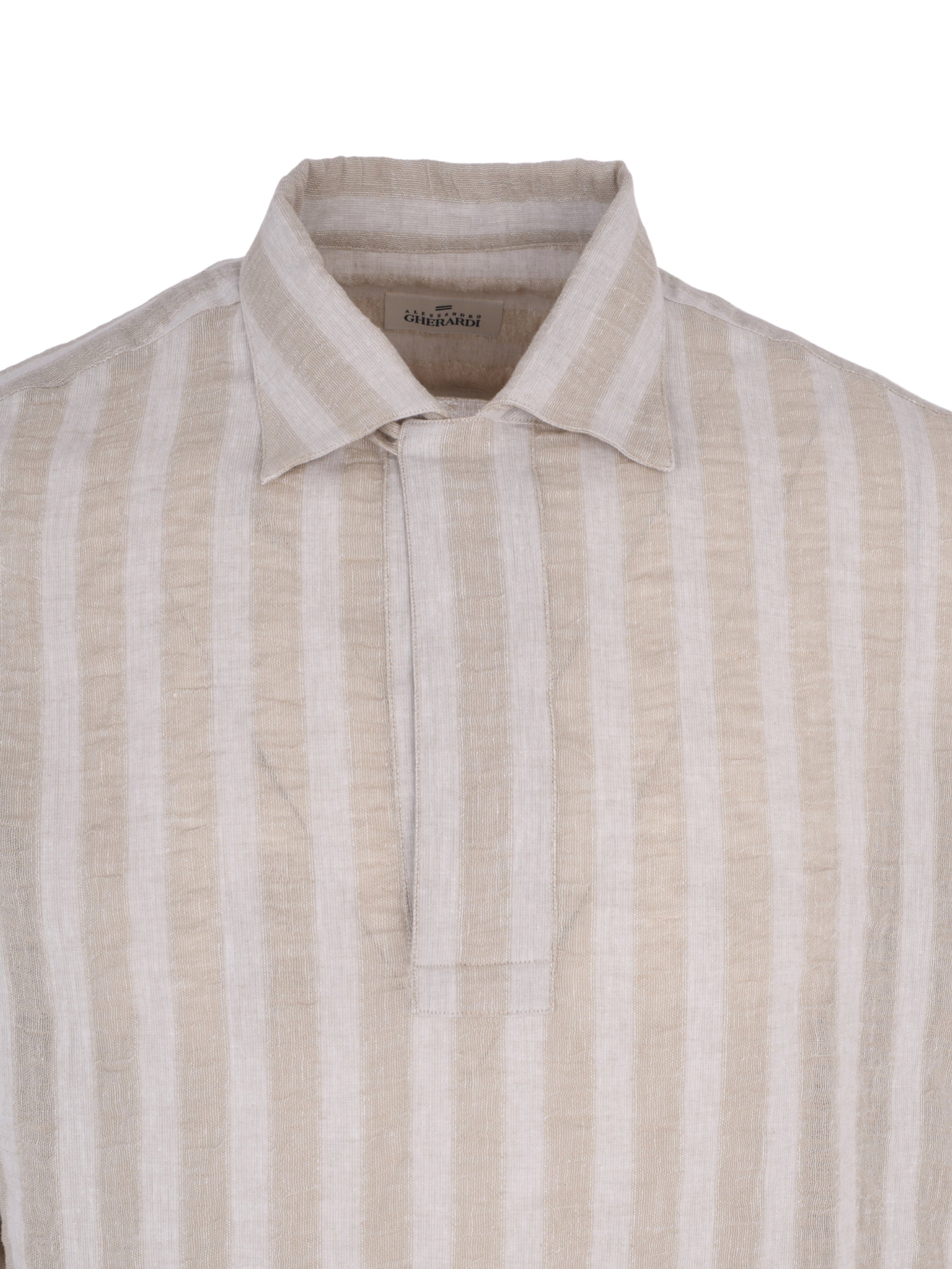 Alessandro Gherardi striped polo shirt