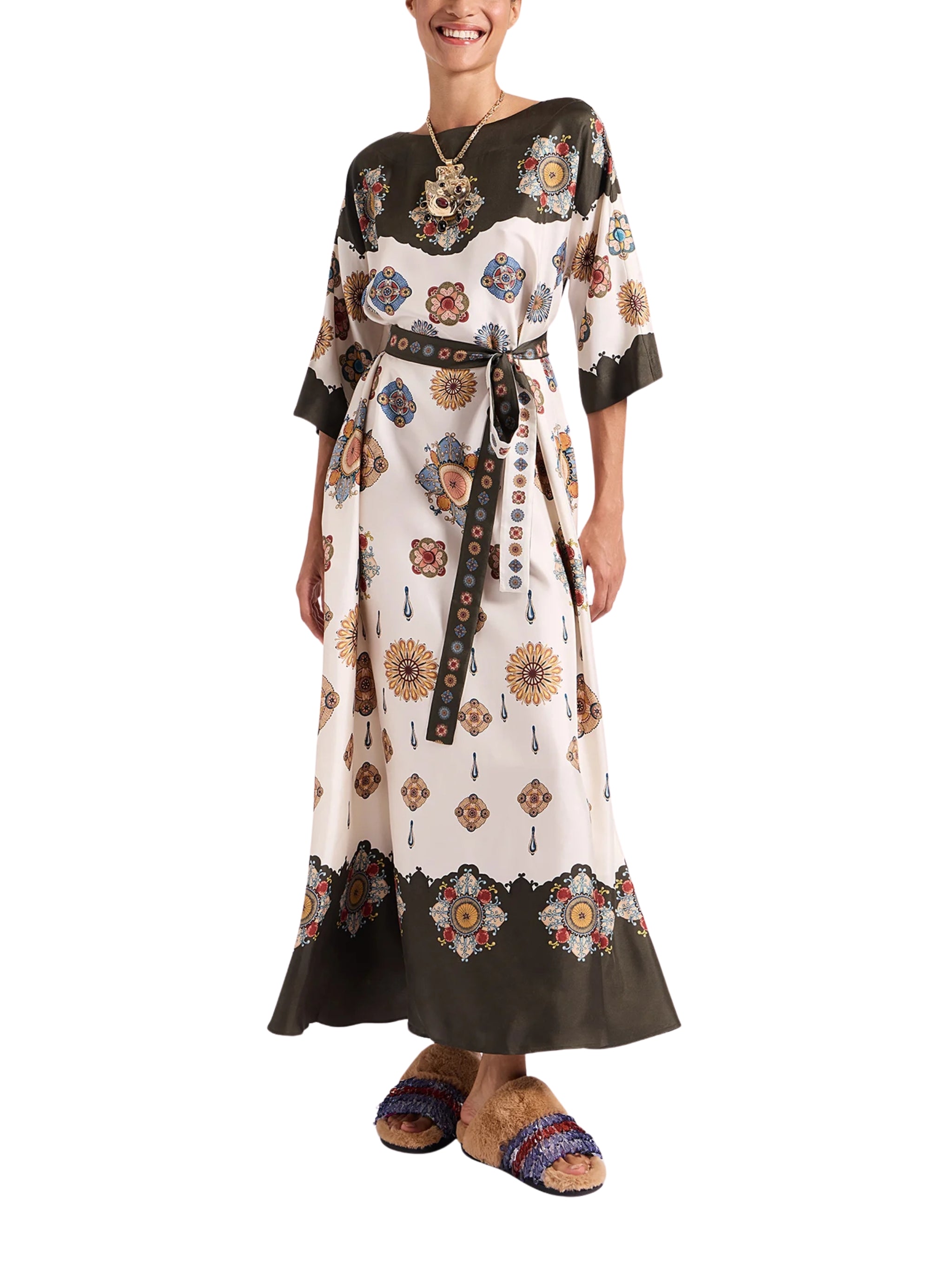 MUUMUU DRESS ROUND NECK (PLACEE)