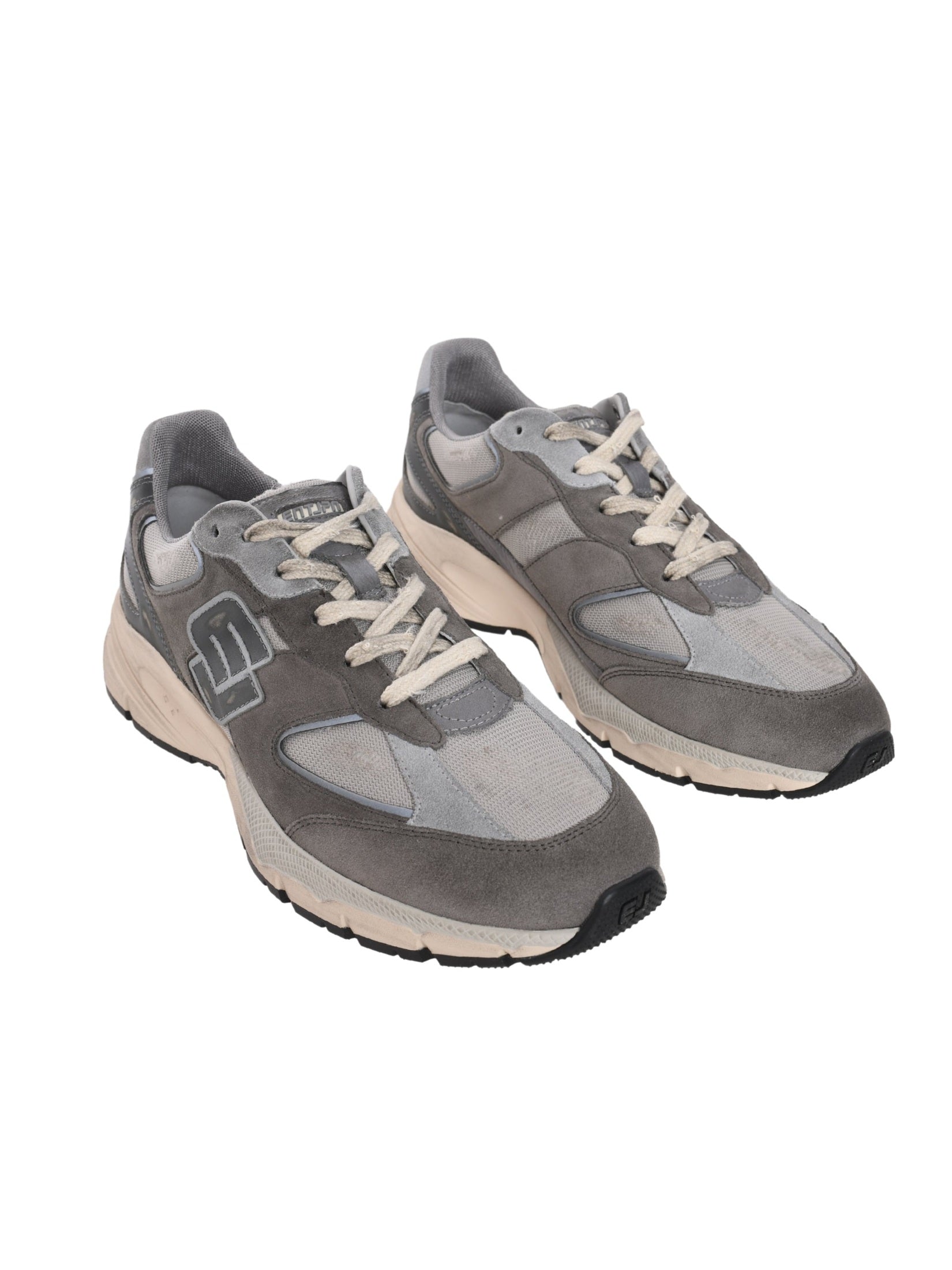 Run ej m low sneaker cow suede fabric