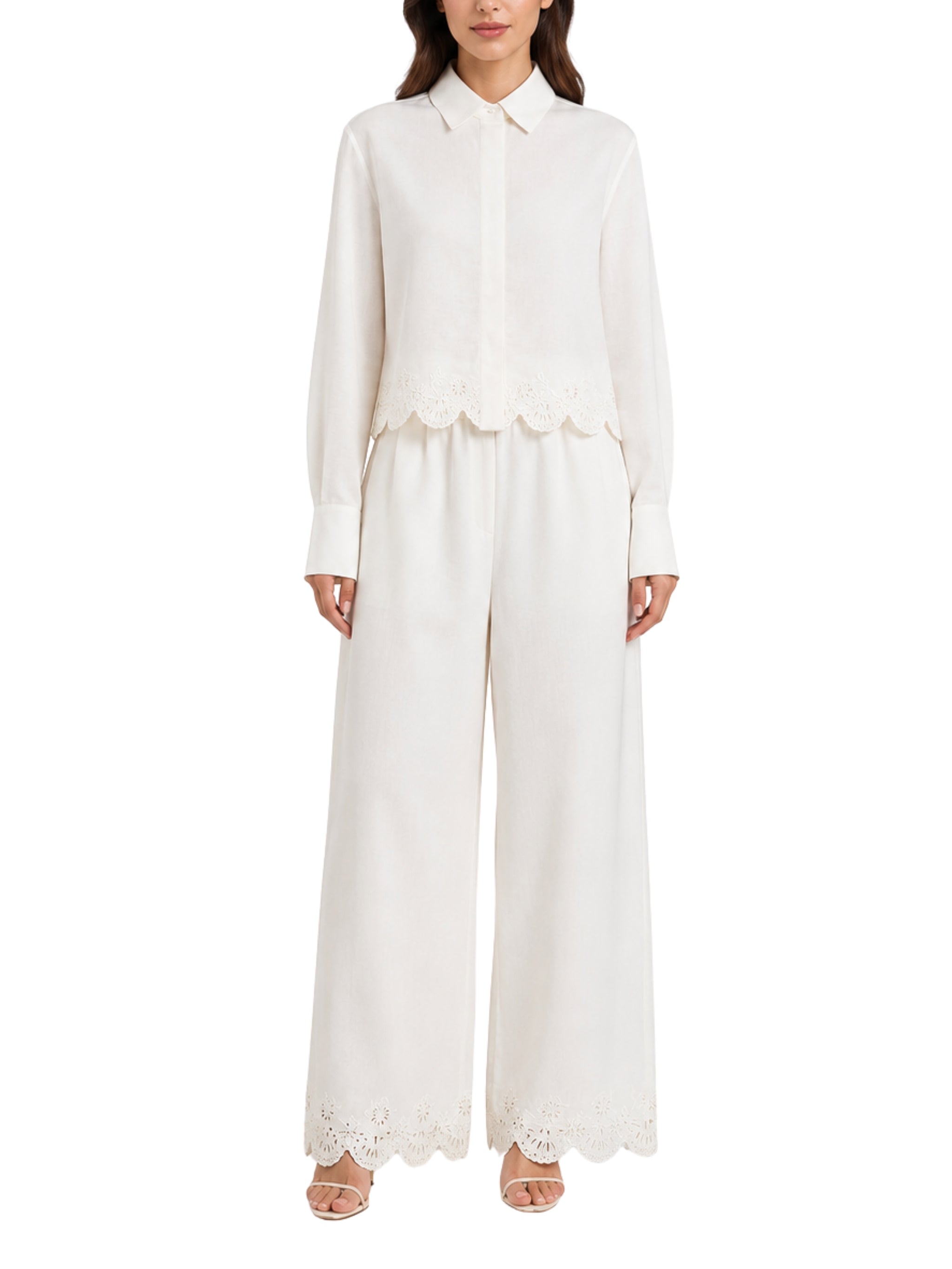 Ames embroidered linen shirt