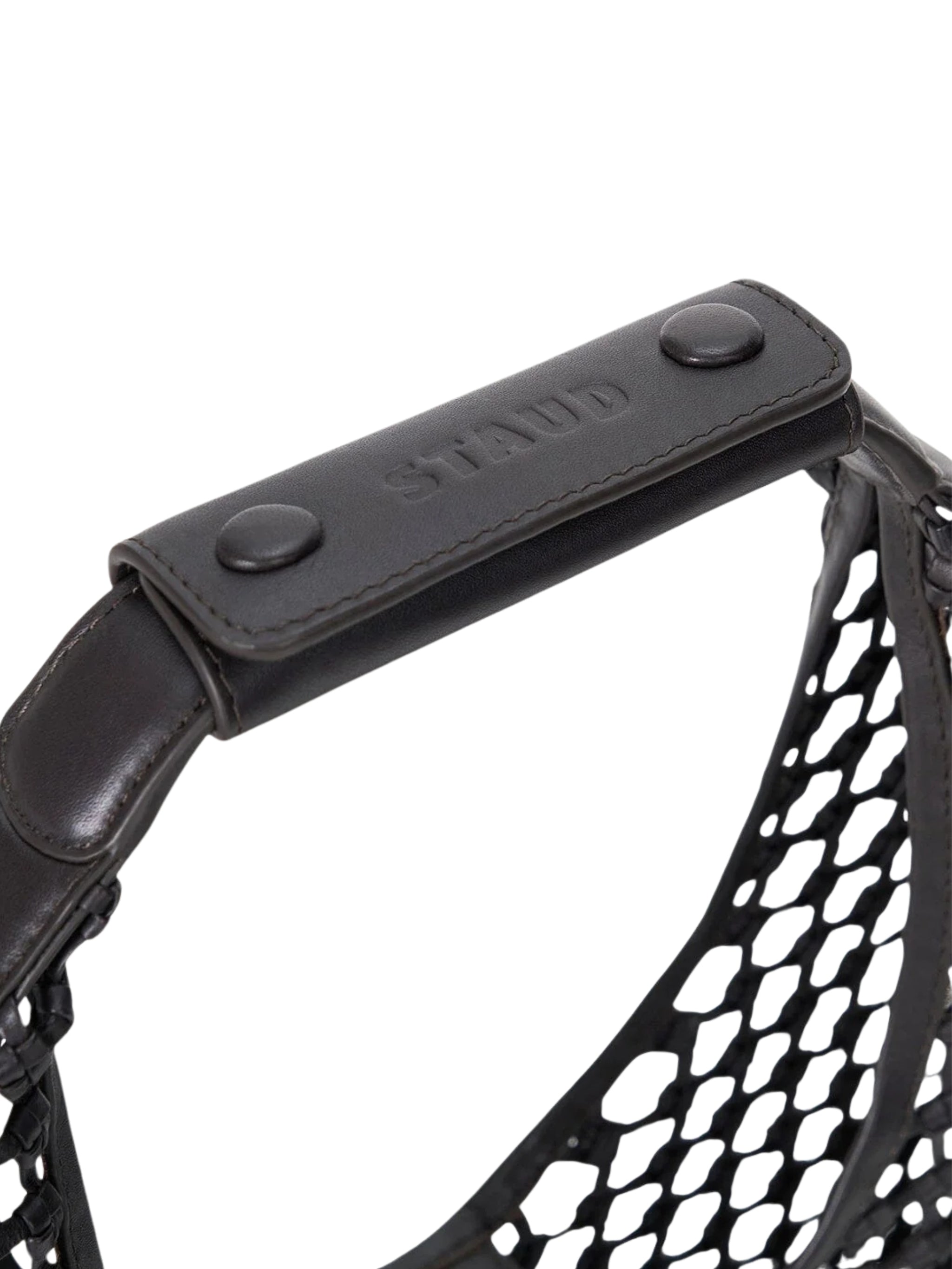 Moon hand-knotted tote bag