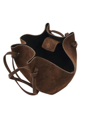 LARGE MOCHI SUEDE CHOCOLATE