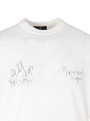 HAND DRAWN THOROUGHBRED HORSE T-SHIRT