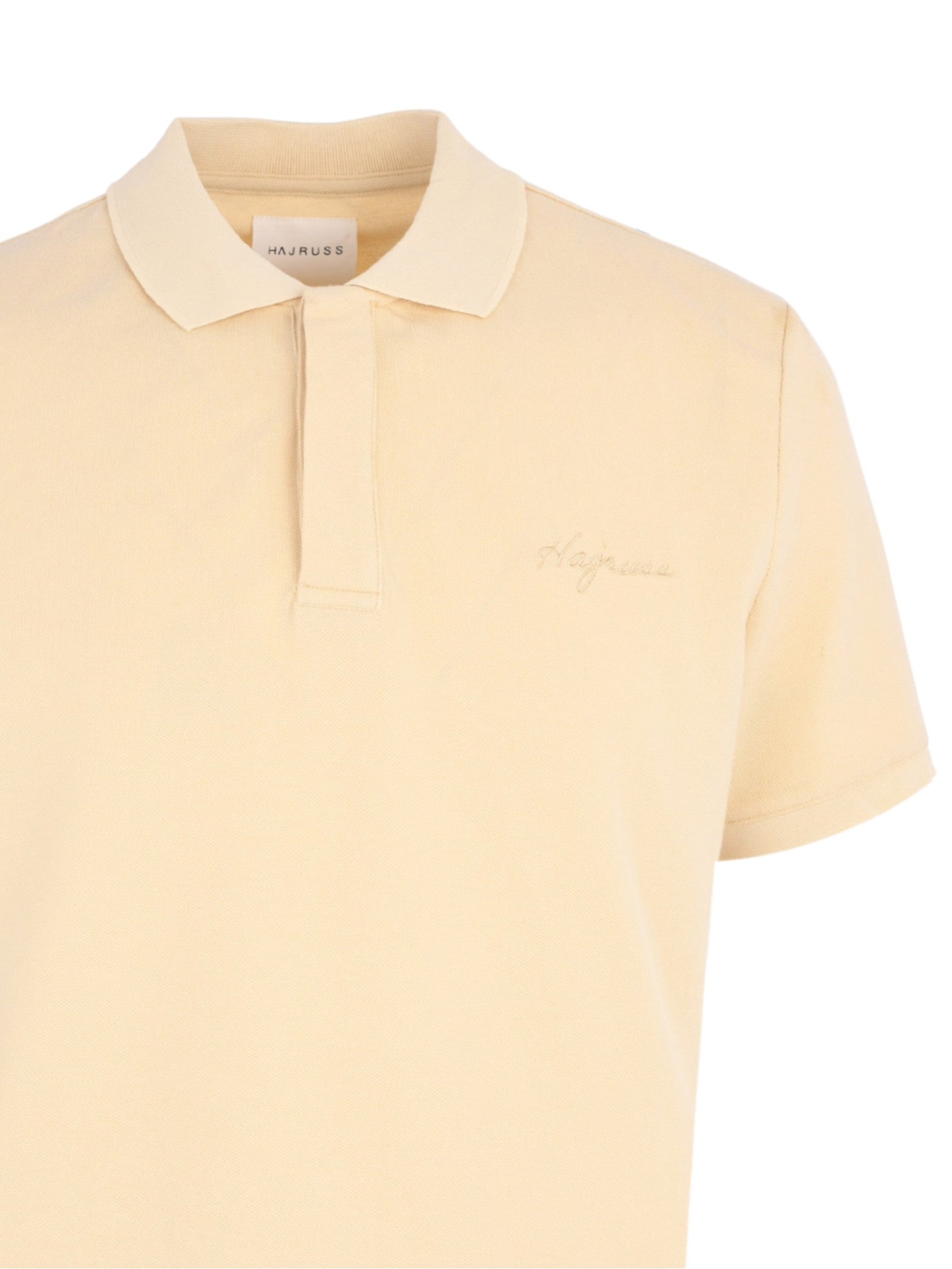 Beige polo shirt