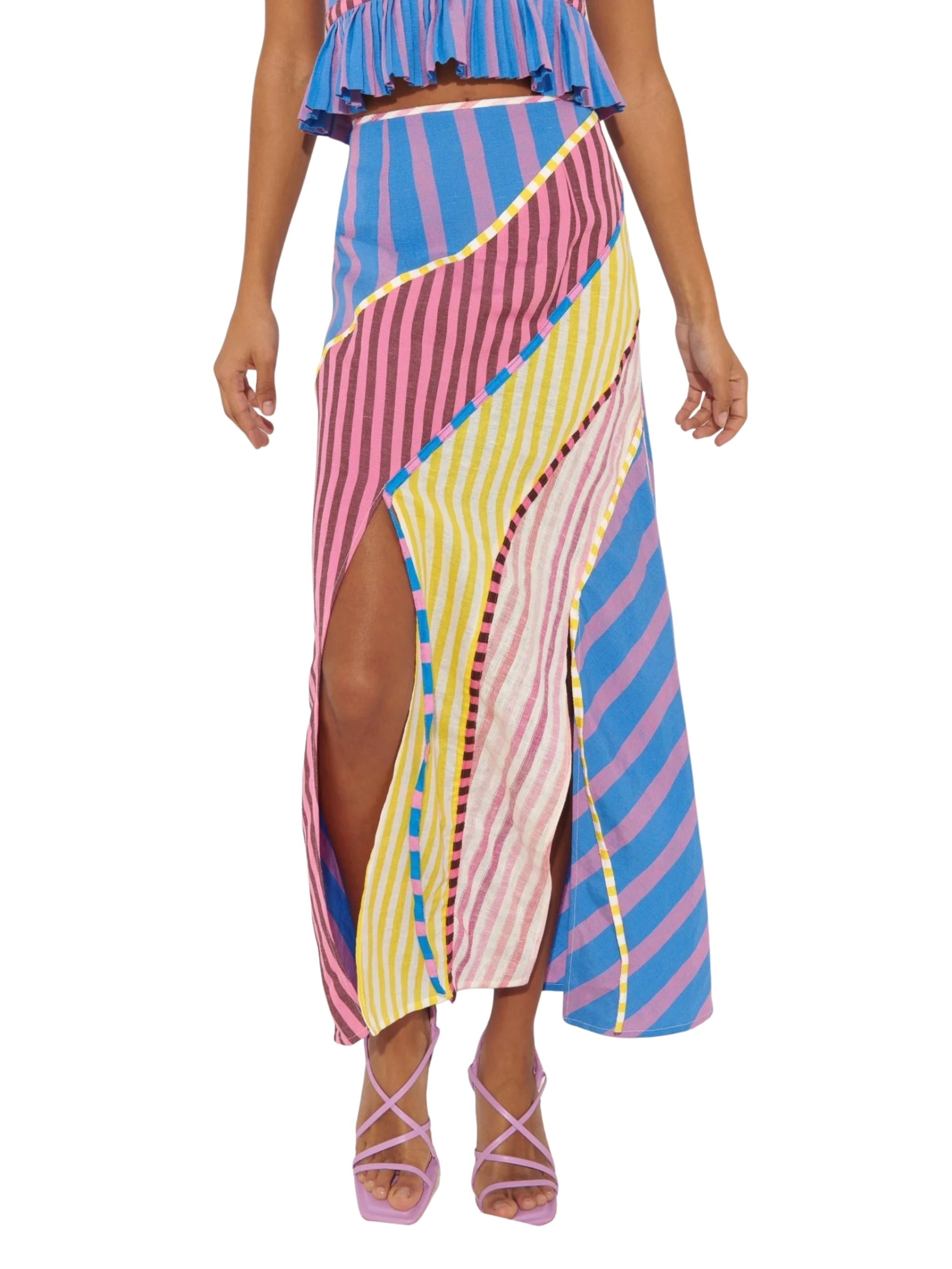 SOUCI SKIRT STRIPE