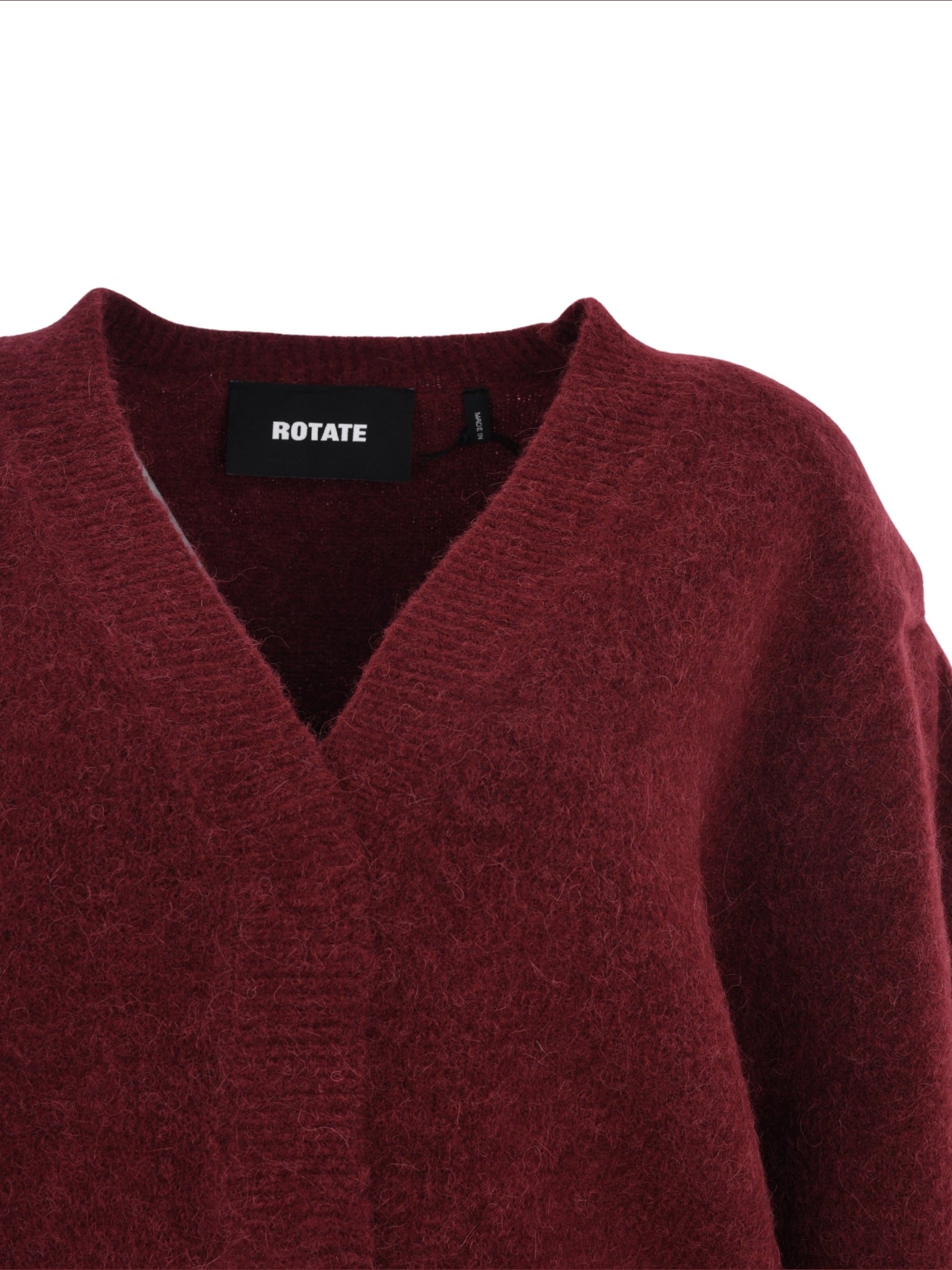 Knit puffsleeve cardigan