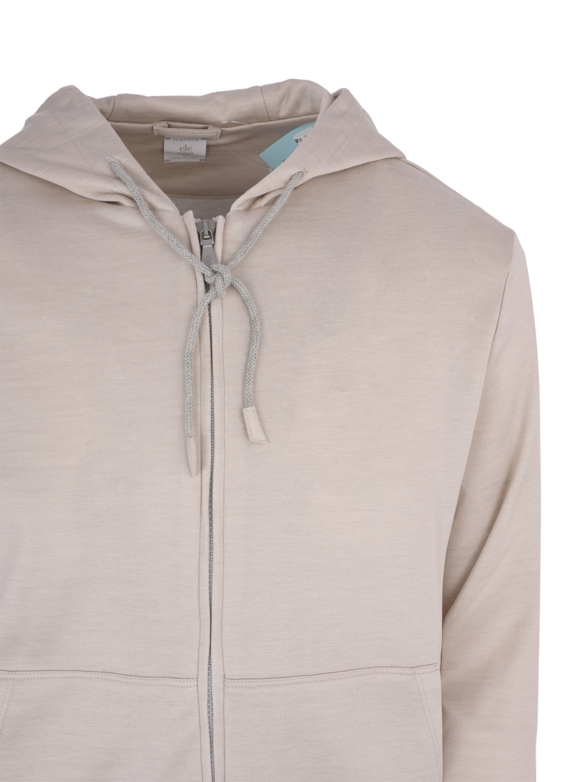 Hooded sweatshirt full zip