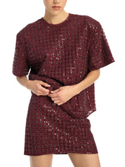 BEADED OVERSIZED TOP