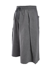 ONE TUCK JERSEY BERMUDA SHORTS