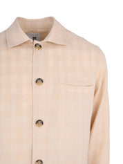 Jacket undecostructed shirt jacket shirt collar & wrist unlined regular fit