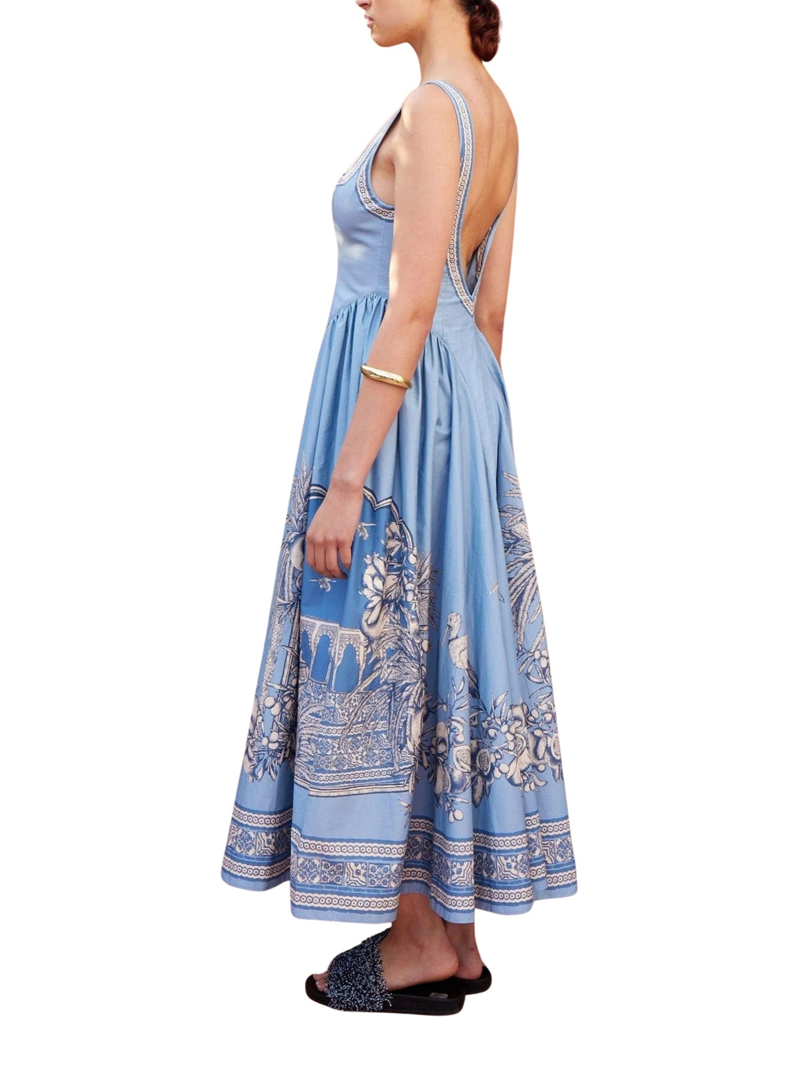 Villa romantica midi dress