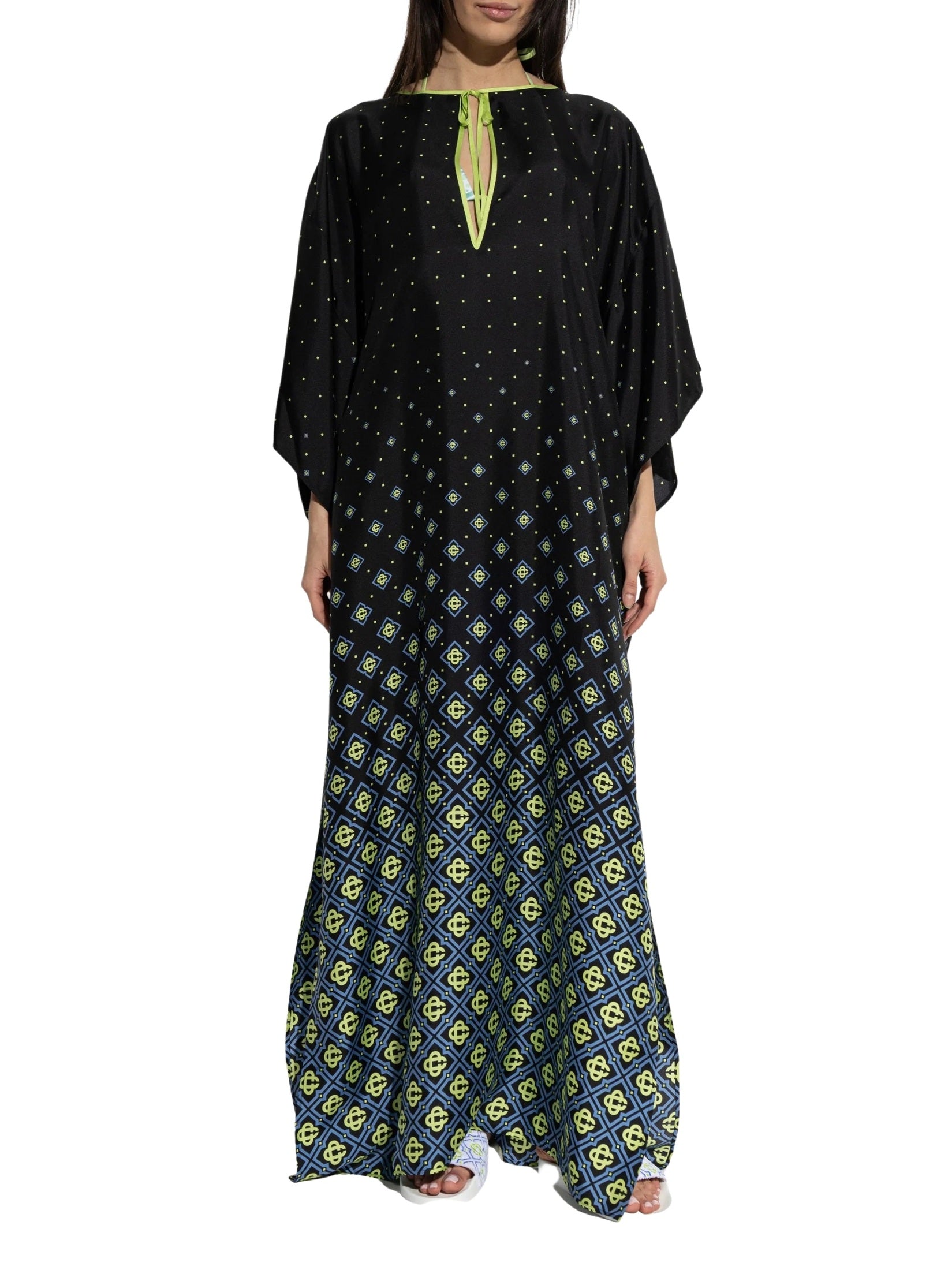 Degrade monogram kaftan