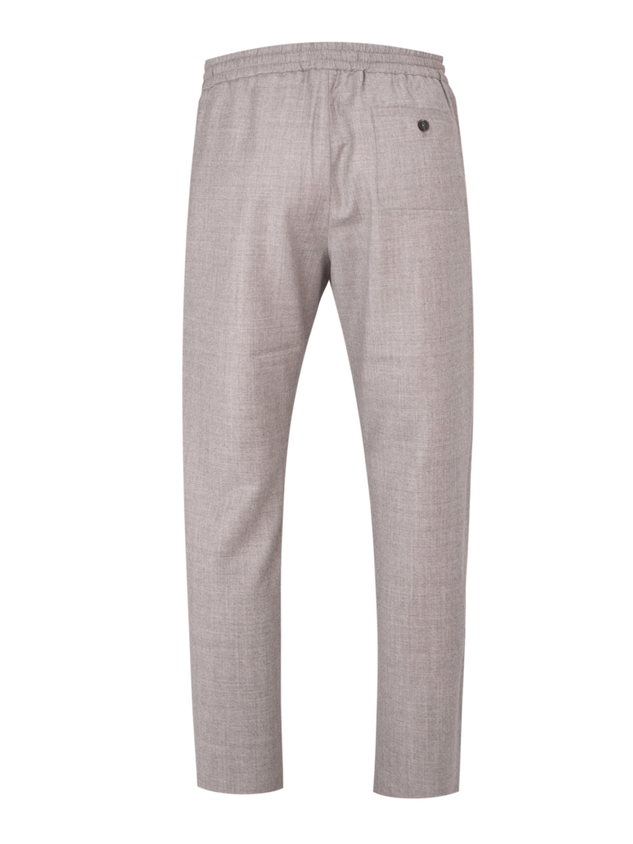 Long formal trouser light wool flannel