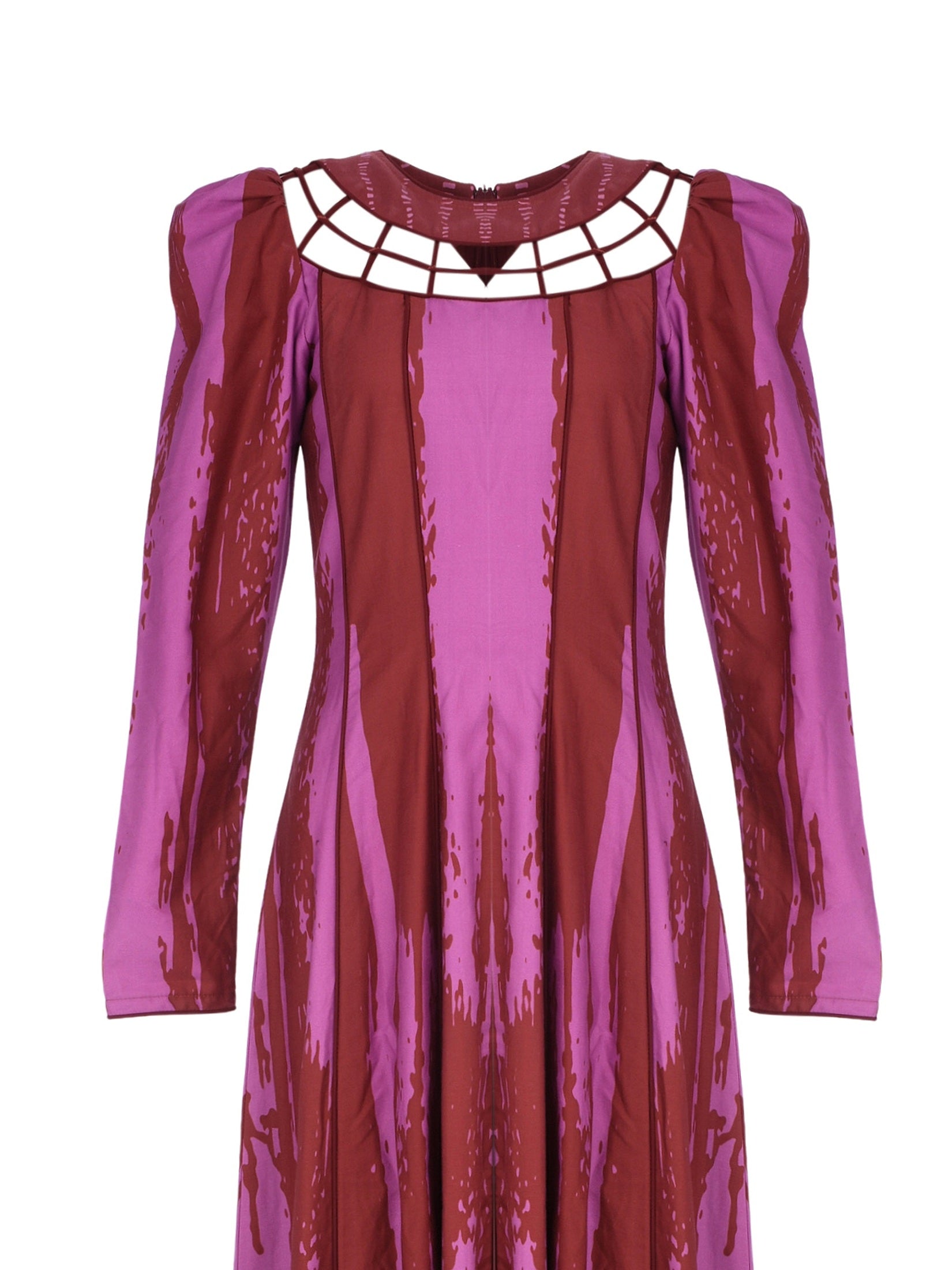 Dress - purple - brown