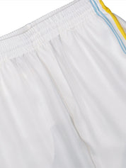 Tennis landscape silk twill trousers