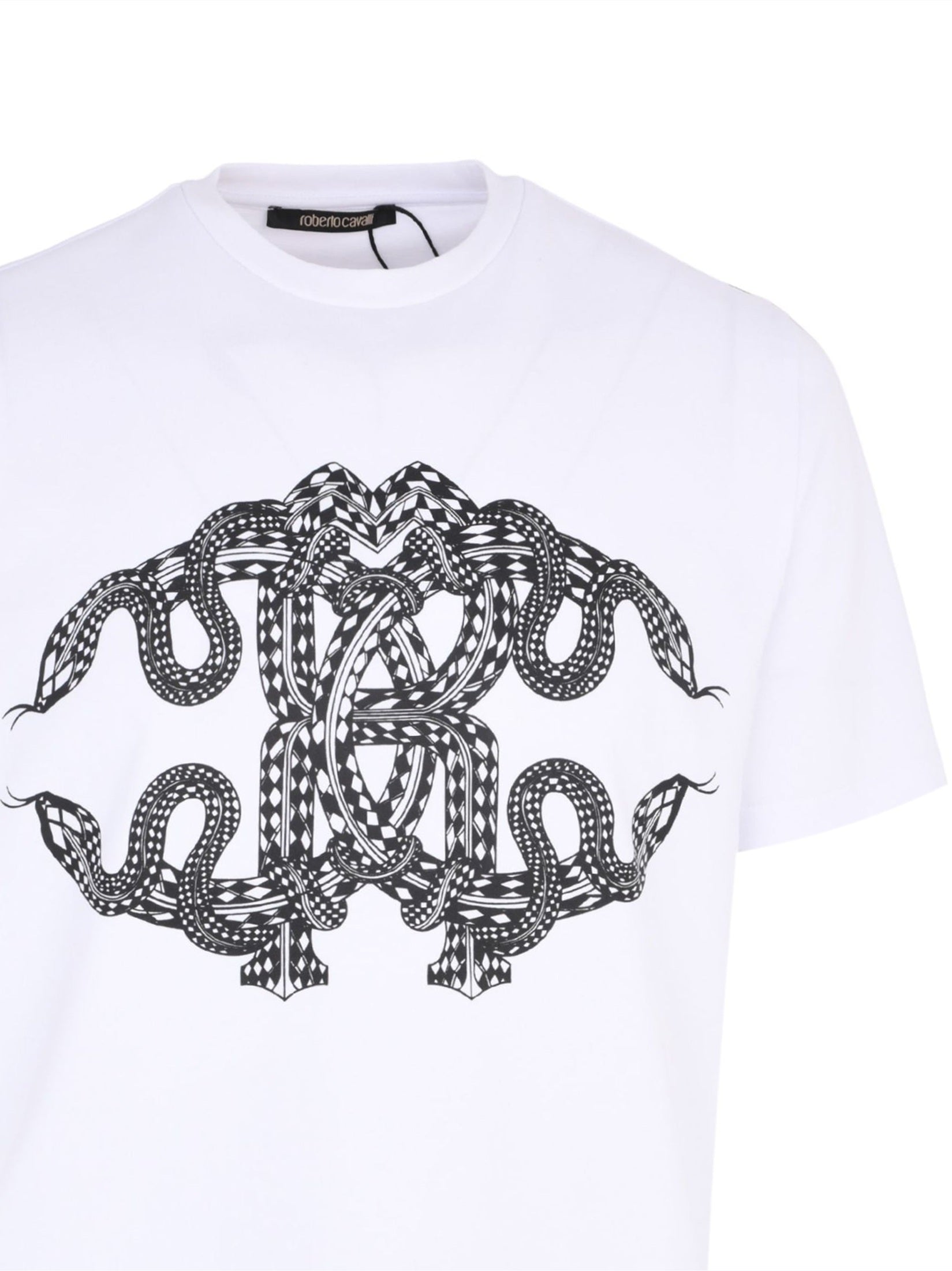 Snake-print t-shirt