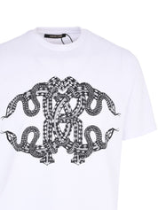 SNAKE-PRINT T-SHIRT