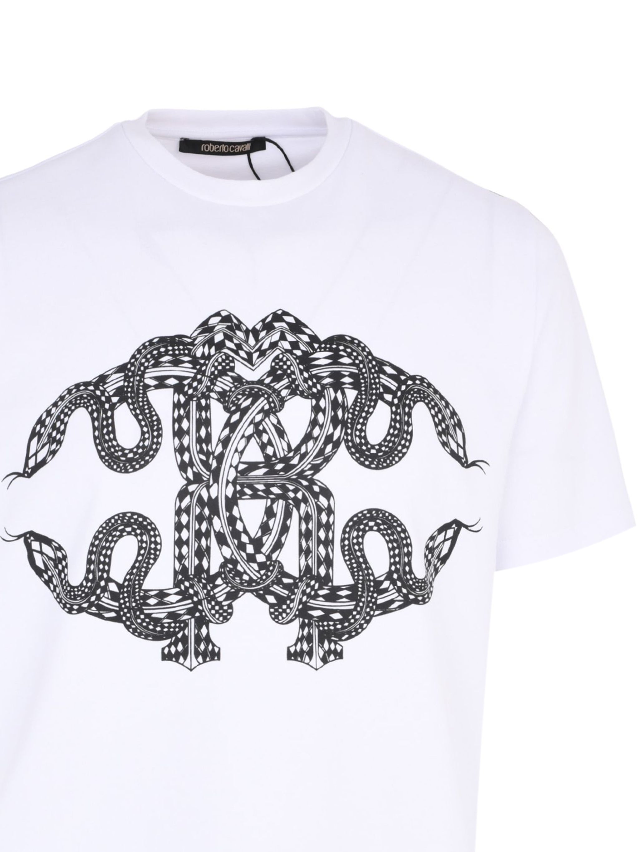 SNAKE-PRINT T-SHIRT