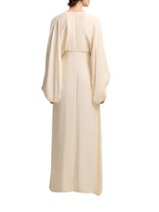 PEARL DETAILED LONG DRESS