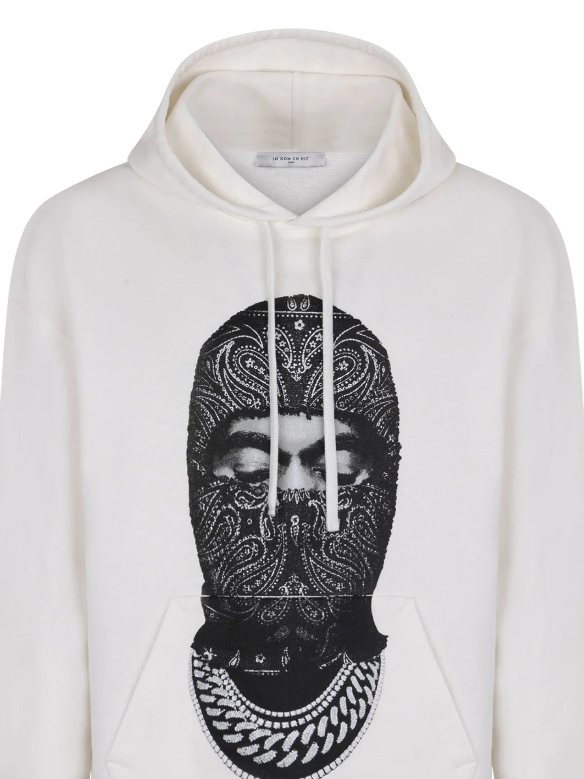 HOODIE PAISLEY MASK ON FRONT