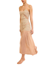 Araminta crochet & tulle skirt